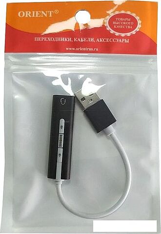 USB аудиоадаптер Orient AU-04PLB