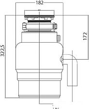 Измельчитель пищевых отходов TEKA TR 34.1 V Type [40197111]