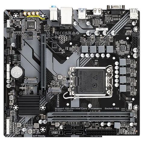 Материнская плата Gigabyte B760M H DDR4 (rev. 1.0)