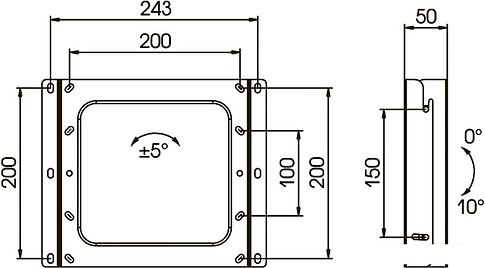 Кронштейн Kromax VEGA-8