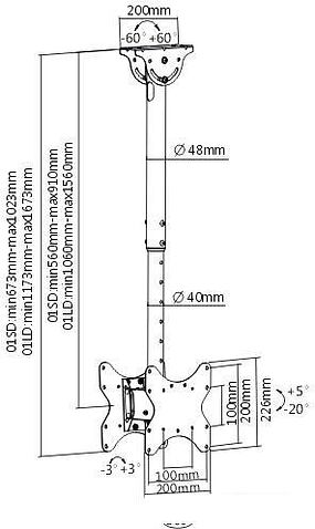 Кронштейн Arm Media LCD-1650