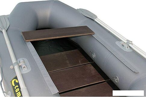 Гребная лодка Leader Компакт-240 ФС (серый)