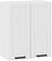 Шкаф навесной Трия Лорас 1В6 (белый/холст белый)