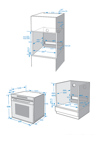 Электрический духовой шкаф Weissgauff EOM 751 PDB
