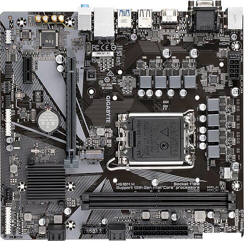 Материнская плата Gigabyte H610M H (rev. 1.0)