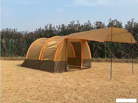 Кемпинговая палатка LanYu 1125 (коричневый/желтовато-коричневый/оранжевый)