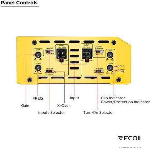Автомобильный усилитель Recoil RL880.4