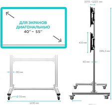 Кронштейн Onkron FSPRO2L-22 (серебристый) Кронштейн Onkron FSPRO2L-22 (серебристый)