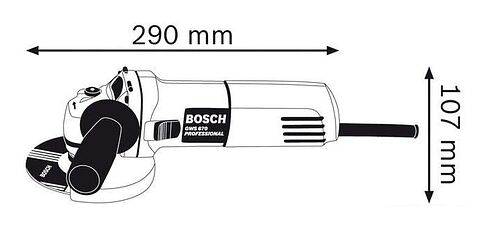 Угловая шлифмашина Bosch GWS 670 Professional 0601375606