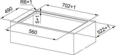 Варочная панель Franke Smart 2gether Black Lines FSM 7081R HI 340.0705.338