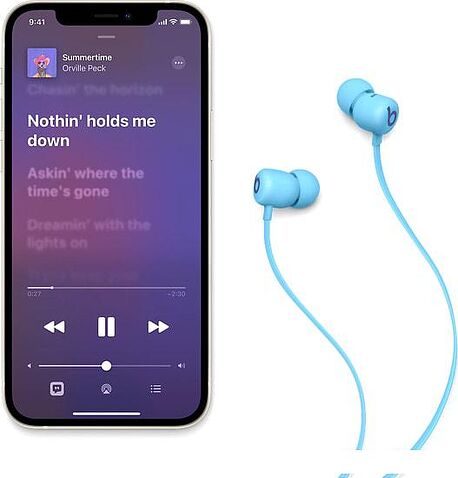 Наушники Beats Flex (голубое пламя)