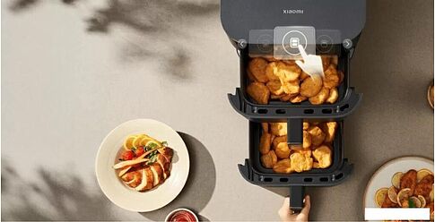 Аэрогриль (аэрофритюрница) Xiaomi Smart Double Stack Air Fryer 12L MAF-DS1201 (черный)