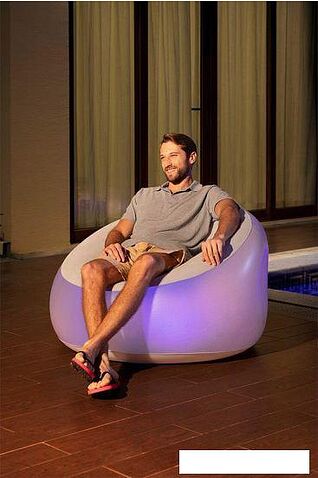 Надувное кресло Bestway Luxury Outdoor LED 75086