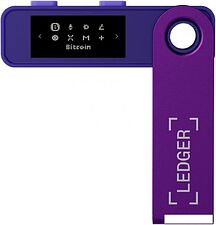 Аппаратный криптокошелек Ledger Nano S Plus (фиолетовый аметист) Аппаратный криптокошелек Ledger Nano S Plus (фиолетовый аметист)