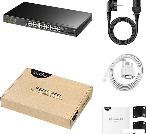 Управляемый коммутатор 2-го уровня Cudy GS2024S2 1.0