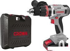 Дрель-шуруповерт Crown CT21090HMX-4 BMC (с 2-мя АКБ 4Ah, кейс) Дрель-шуруповерт Crown CT21090HMX-4 BMC (с 2-мя АКБ 4Ah, кейс)