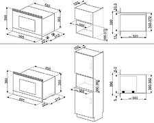 Микроволновая печь Smeg MP722PO