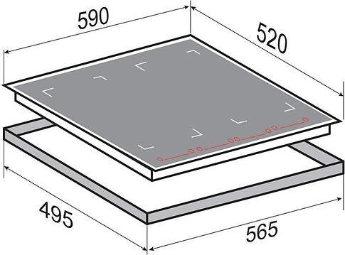 Варочная панель Zigmund & Shtain CI 29.6 B