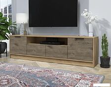 Тумба Интерлиния ТВ Концепт КТ-ТВ4-50 (дуб веллингтон/дуб золотой)