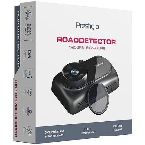 Видеорегистратор-радар детектор-GPS информатор (3в1) Prestigio RoadDetector 525GPS