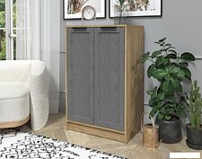 Тумба Интерлиния Концепт Тренд КТ-Т64 (дуб золотой/дуб серый)