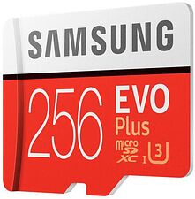 Карта памяти Samsung EVO Plus microSDXC 256GB + адаптер