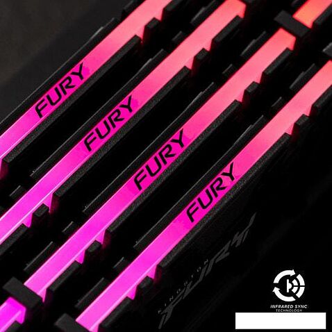 Оперативная память Kingston FURY Renegade RGB 2x8GB DDR4 PC4-36800 KF446C19RBAK2/16