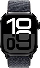 Умные часы Apple Watch Series 10 42 мм (алюминиевый корпус, черный/темно-серый, нейлоновый ремешок) Умные часы Apple Watch Series 10 42 мм (алюминиевый корпус, черный/темно-серый, нейлоновый ремешок)