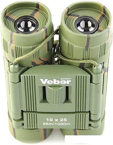 Бинокль Veber БН 10x25 Sport камуфляж