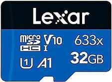 Карта памяти Lexar 633x microSDHC LMS0633032G-BNNNG 32GB