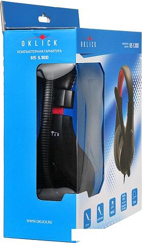 Наушники с микрофоном Oklick HS-L100