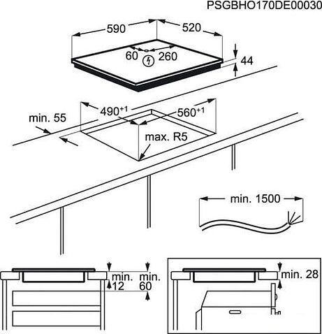Варочная панель AEG IKB64301FB