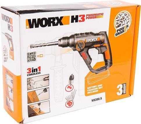Перфоратор Worx WX390.9 (без АКБ)