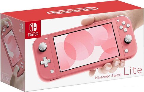 Игровая приставка Nintendo Switch Lite (коралловый)