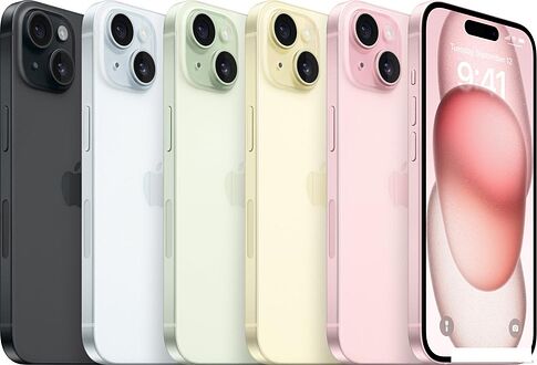 Смартфон Apple iPhone 15 128GB Неиспользованный by Breezy, грейд N (черный)