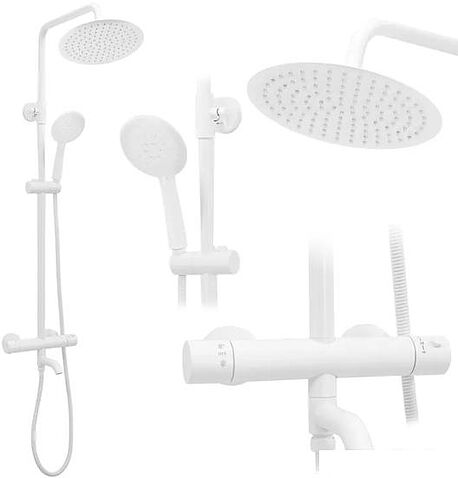 Душевая система  Rea Lungo white REA-P6608