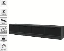 Тумба Интерлиния ТВ Концепт КТ-ТВ4-35 (черный/антрацит)