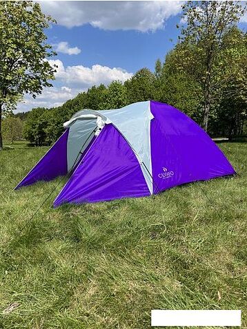 Треккинговая палатка Calviano Acamper Acco 4 (фиолетовый)