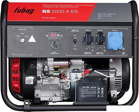 Бензиновый генератор Fubag BS 5500 A ES