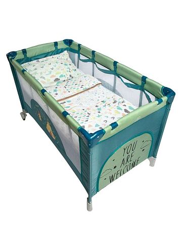 Манеж-кровать Amarobaby Multiform Dream Fox (оливковый)