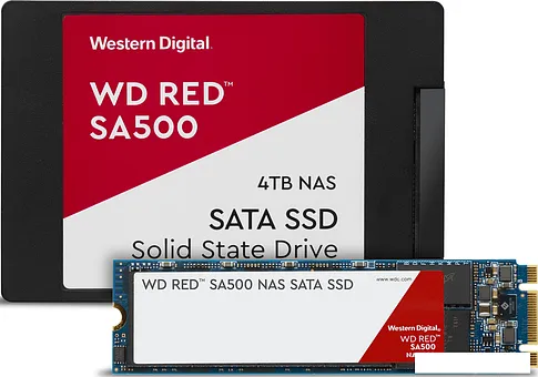 SSD WD Red SA500 NAS 4TB WDS400T1R0A