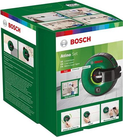 Лазерный нивелир Bosch Atino Set 0603663A01 (6 гелевых вкладышей)