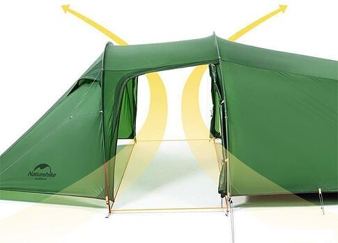 Кемпинговая палатка Naturehike Opalus NH20ZP001 6927595748961 (зеленый)
