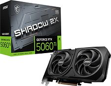 Видеокарта MSI GeForce RTX 5060 Ti 16G Shadow 2X OC Plus Видеокарта MSI GeForce RTX 5060 Ti 16G Shadow 2X OC Plus