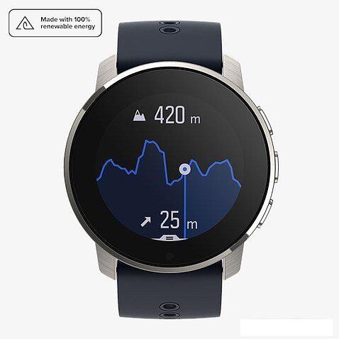 Умные часы Suunto 9 Peak Titanium (синий гранит)