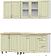 Готовая кухня SV-Мебель Прованс 2.0м МДФ без столешниц (белый/фисташковый текстурный/фисташковый текстурный)
