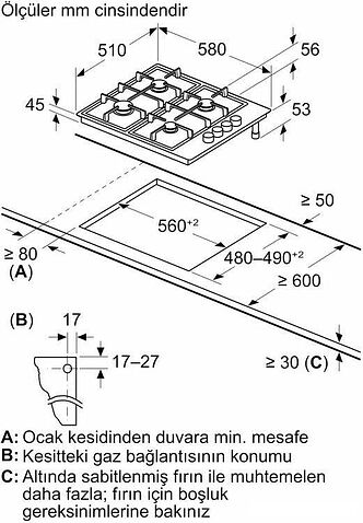 Варочная панель Bosch PBP6C5K80O