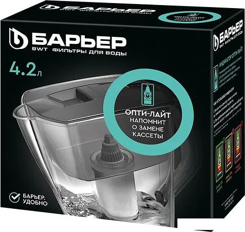 Кувшин БАРЬЕР Прайм Опти-Лайт В582Р00 (зеленое яблоко)