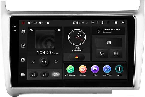 USB-магнитола Incar TMX2-8609-3 (для VW Polo 10-20)