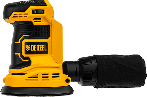 Эксцентриковая шлифмашина Denzel COS-125-0 (без АКБ)
